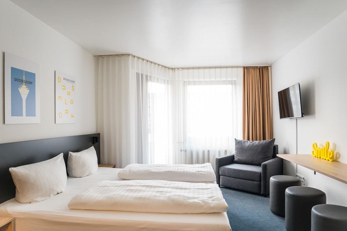 Hotel An Der Ko Düsseldorf Buitenkant foto